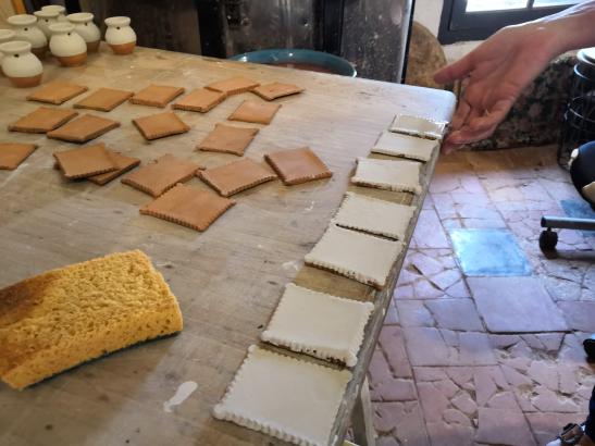 Pâtissez-tapissez ! Petits-beurre, Programme Création en cours, Ecole Lou Malhoulet, Floriane Pilon
