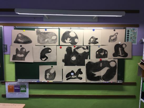 Dessins au fusain