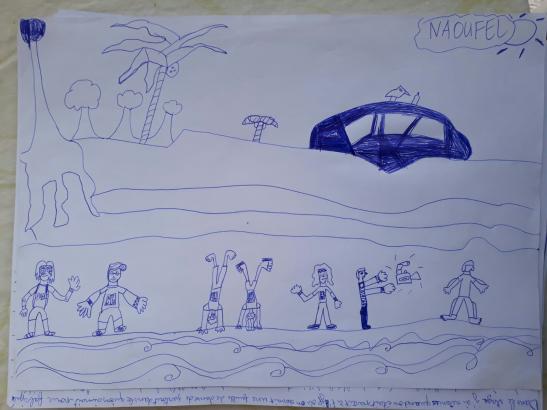 texte et dessin de Naoufel
