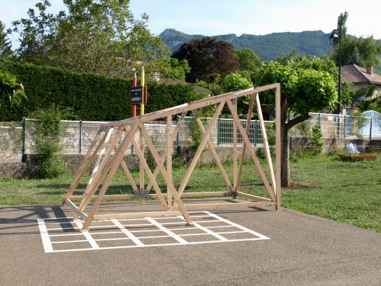 L'ossature montée.