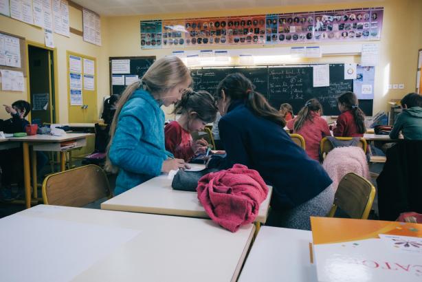 travail de recherche des enfants