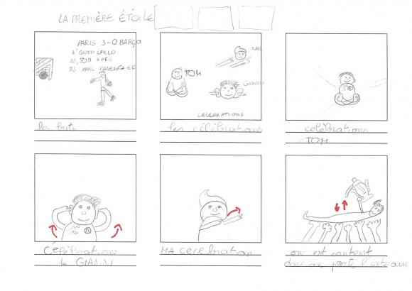 dessin enfant foot coupe du monde but