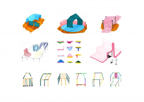 Recherches - dessins et collages