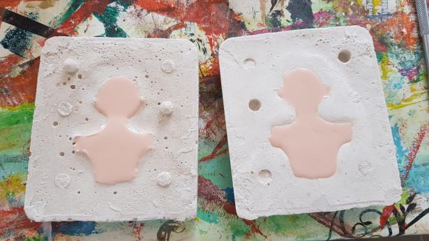 Silicone coulé