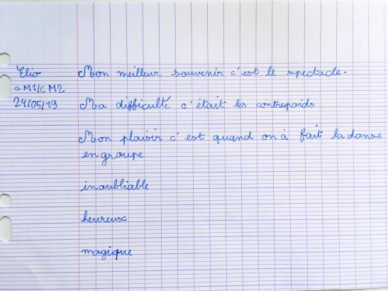 Témoignage d'Elio