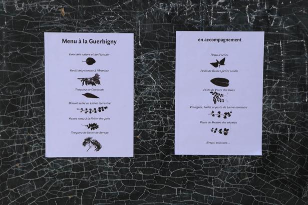 Le menu !