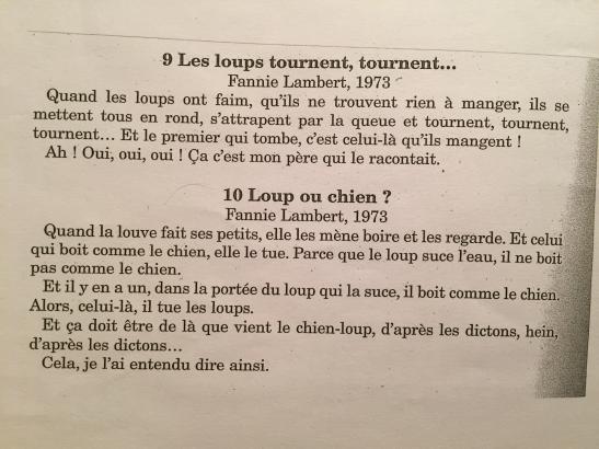 histoires de loup