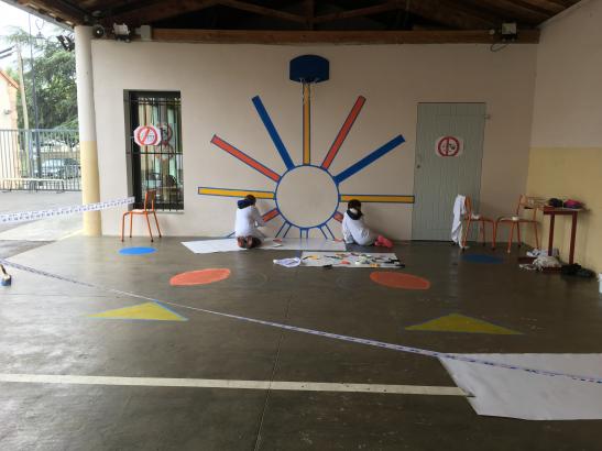 peinture soleil