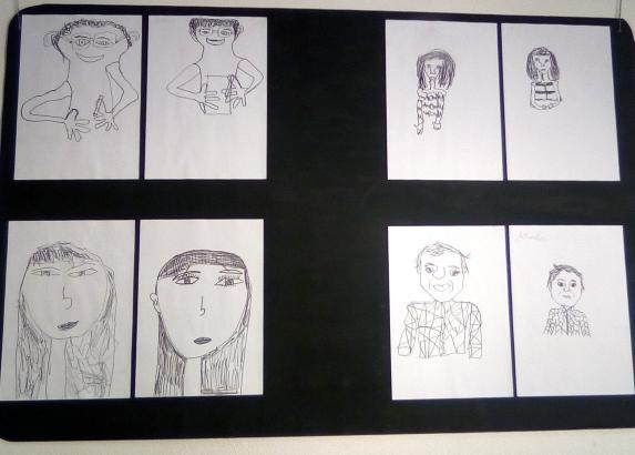 dessins exposés