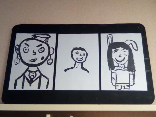 dessins exposés
