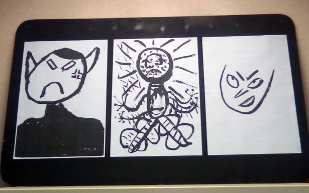 dessins exposés