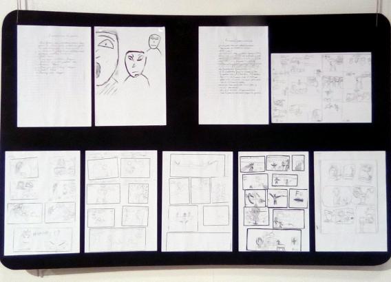 dessins exposés