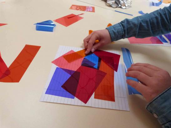 Atelier création de Gobo avec Margaux