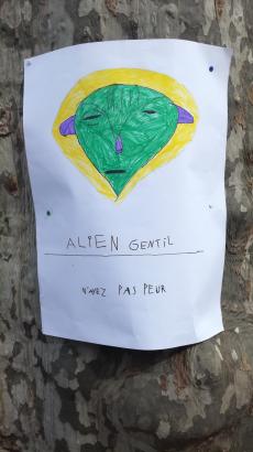 Affiche dessinée par les élèves