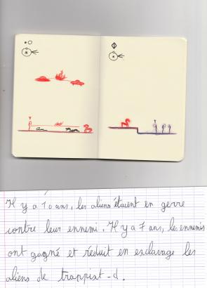 Traduction des dessins de l’alien