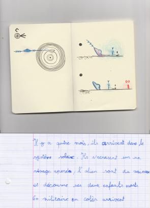 Traduction des dessins de l’alien