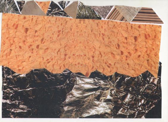 Marion Bouture Villiers en Lieu intervention artistique en milieu scolaire paysage animation collage texture 