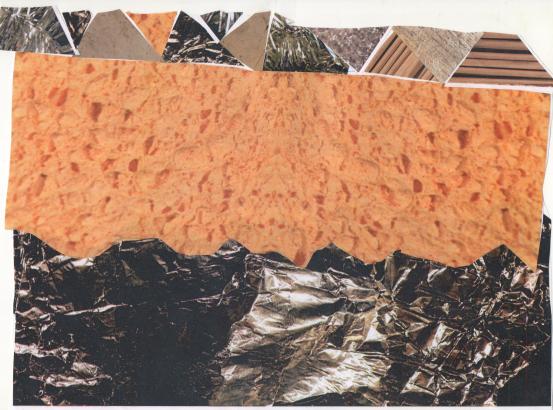 Marion Bouture Villiers en Lieu intervention artistique en milieu scolaire paysage animation collage texture 