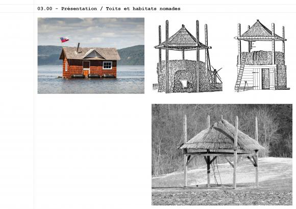 Structures mobiles Habitats nomades