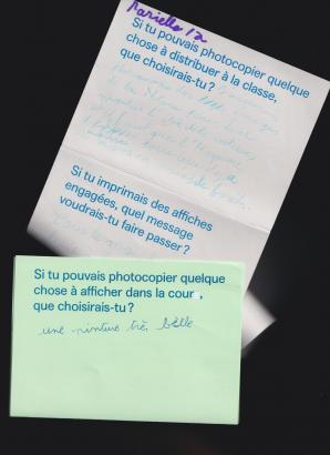 réponses questionnaire