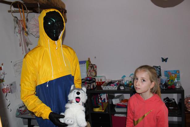 Dans la famille d'accueil