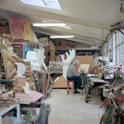 Atelier de Louis Molinari, Sainte-Geneviève-des-Bois | Mana Kikuta