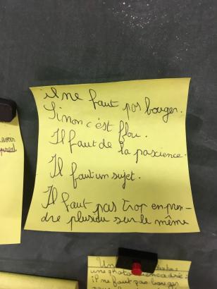 Post-it la bonne photo
