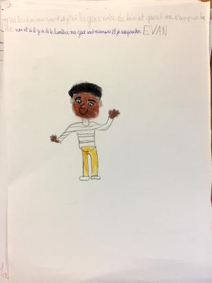 Dessin d'Evan