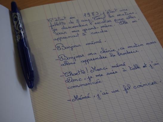 Ecriture de scénario, premier jet