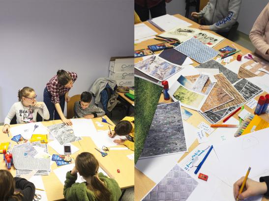 L'atelier Poker Design - Dessins, découpages, collages