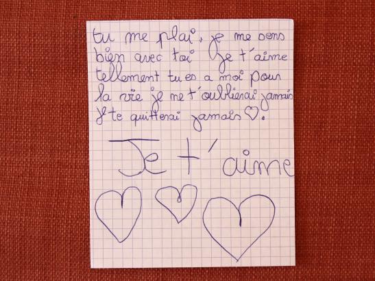 "tu es à moi pour la vie"