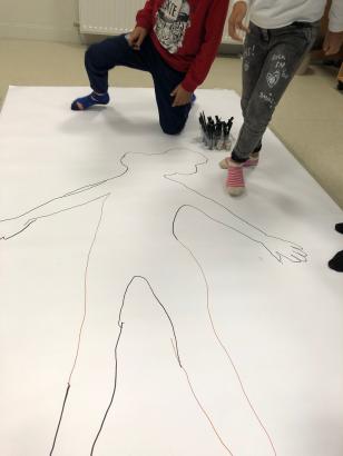 Etape 1 : contours du corps