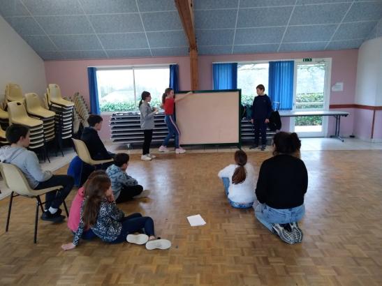 les tableaux par les enfants