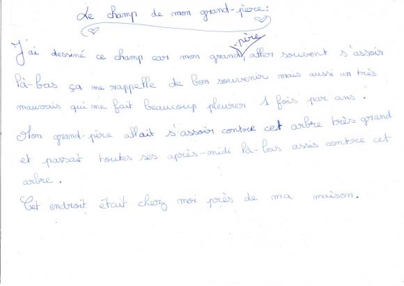 le jardin, texte