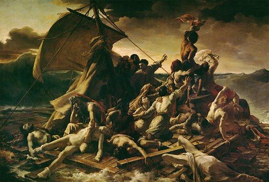 le radeau de la méduse de Gericault