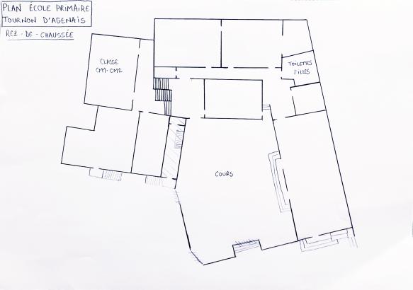 Plan école Tournon d'Agenais - RDC - à compléter