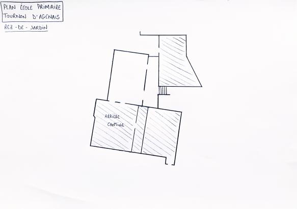 Plan école Tournon d'Agenais - RDJ - à compléter