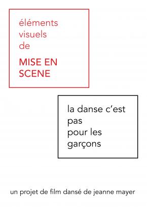 "La danse c'est pas pour les garçons", un film dansé de Jeanne Mayer