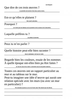 Texte Léa
