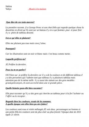 Texte Sakina