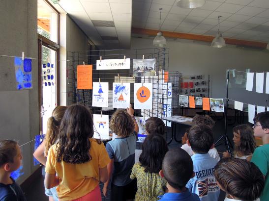L'exposition découverte par les enfants