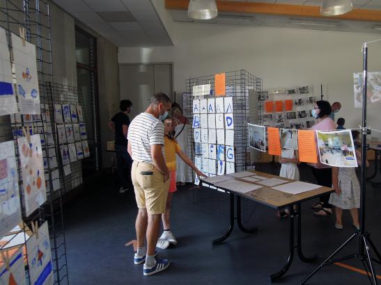L'exposition ouverte au public