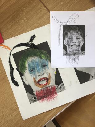 Réflexions des élèves sur leur portrait