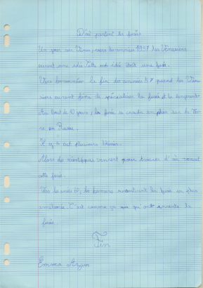 Texte sur le futur
