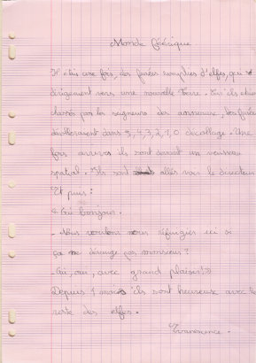 Texte sur le futur