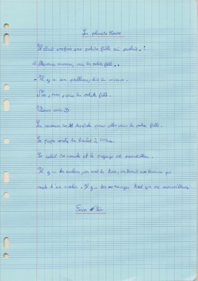 Texte sur le futur