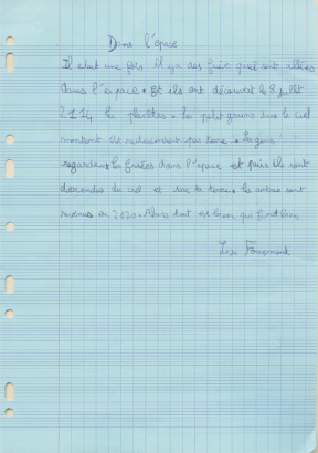Texte sur le futur