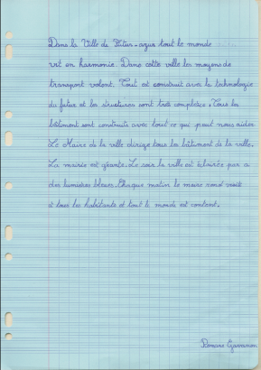 Texte sur le futur