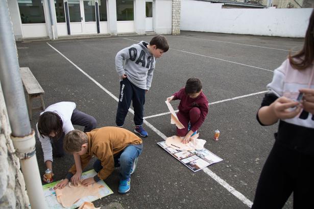 En plein travail !