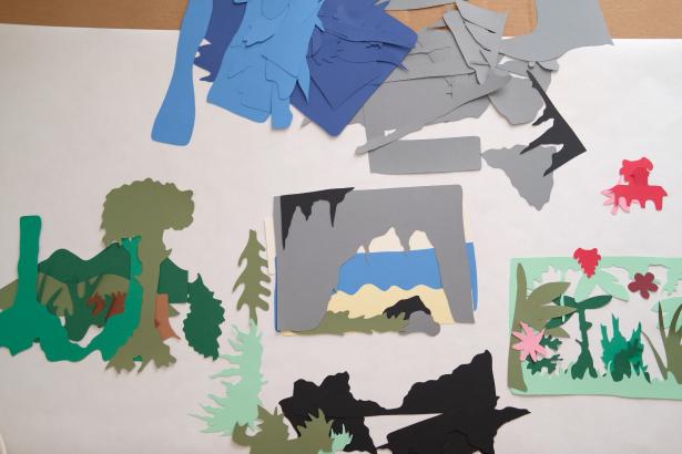 Grotte et forêts tropicales